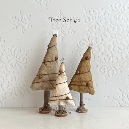 Rustic Handmade and Whimsical Christmas Trees