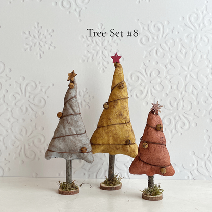 Rustic Handmade and Whimsical Christmas Trees