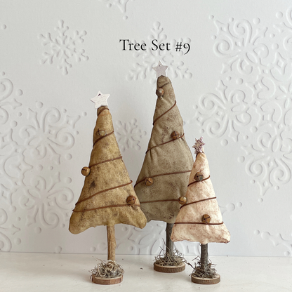 Rustic Handmade and Whimsical Christmas Trees