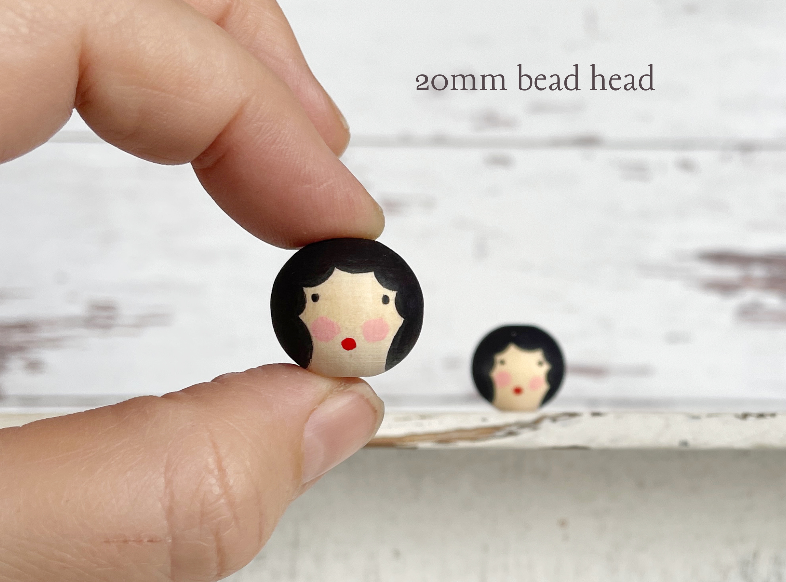 Doll Head for By the Chimney MmmCrafts &