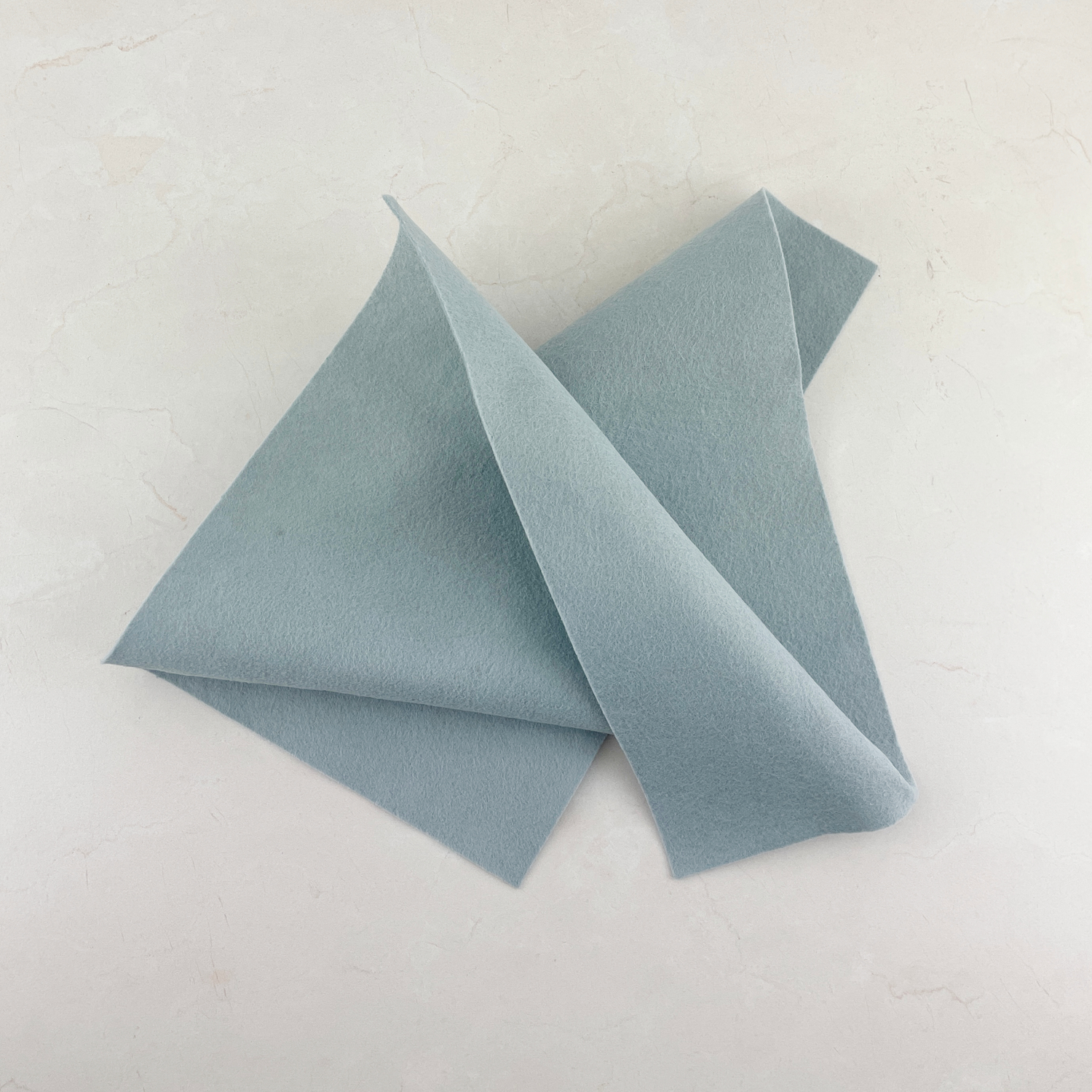 Icelandic Blue Wool Blend Felt