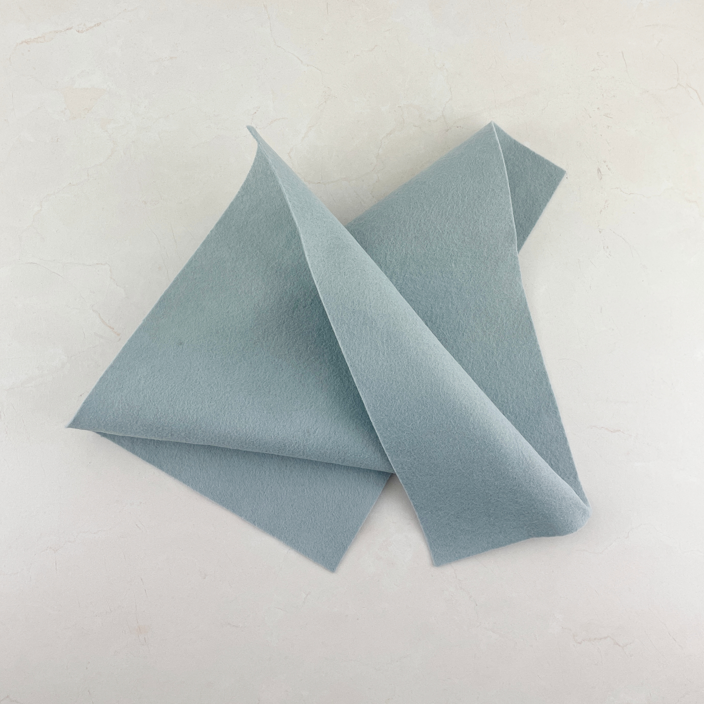 Icelandic Blue Wool Blend Felt