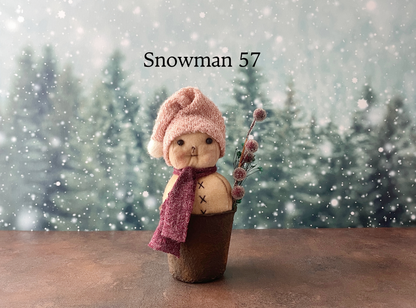 Rustic Little Snowman