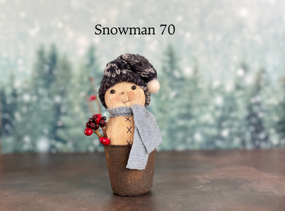 Rustic Little Snowman