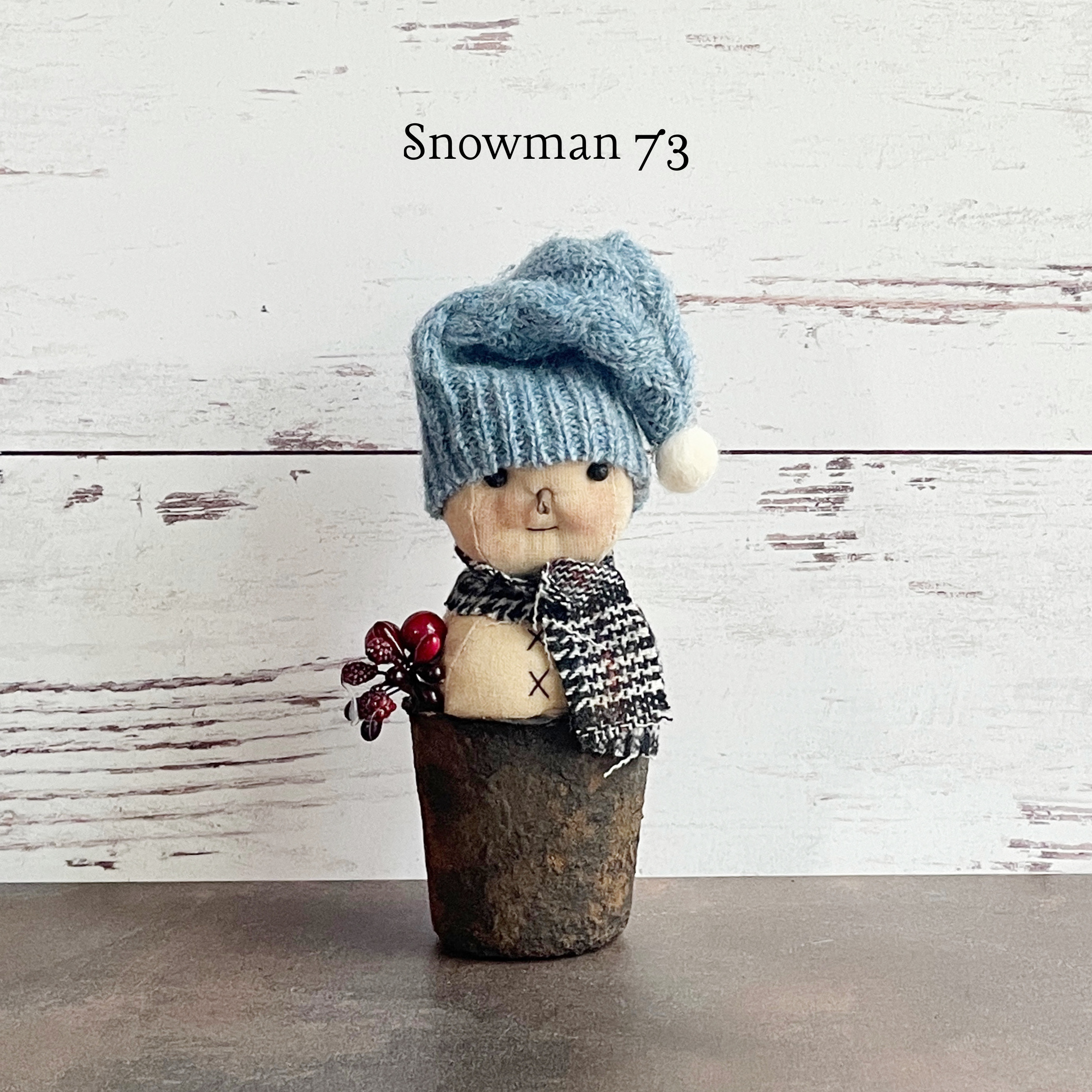 Rustic Little Snowman