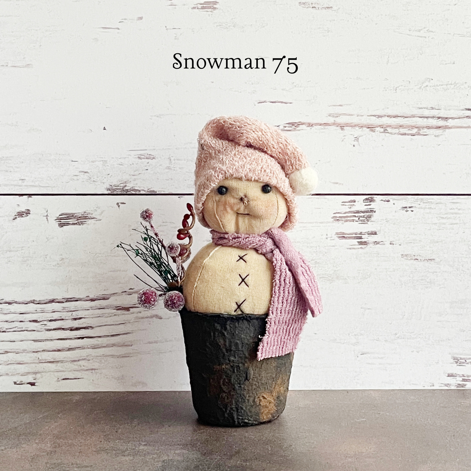 Rustic Little Snowman