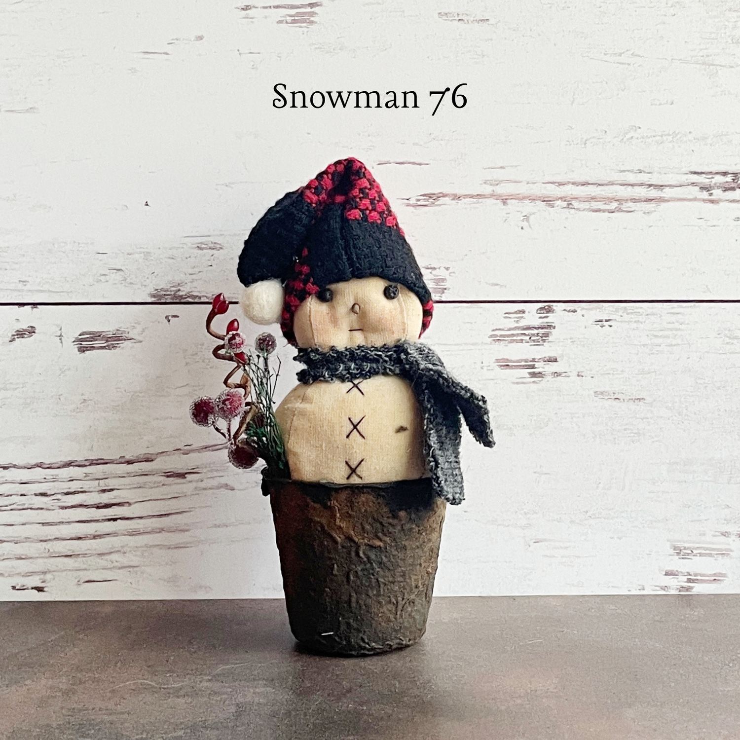 Rustic Little Snowman