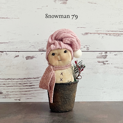 Rustic Little Snowman