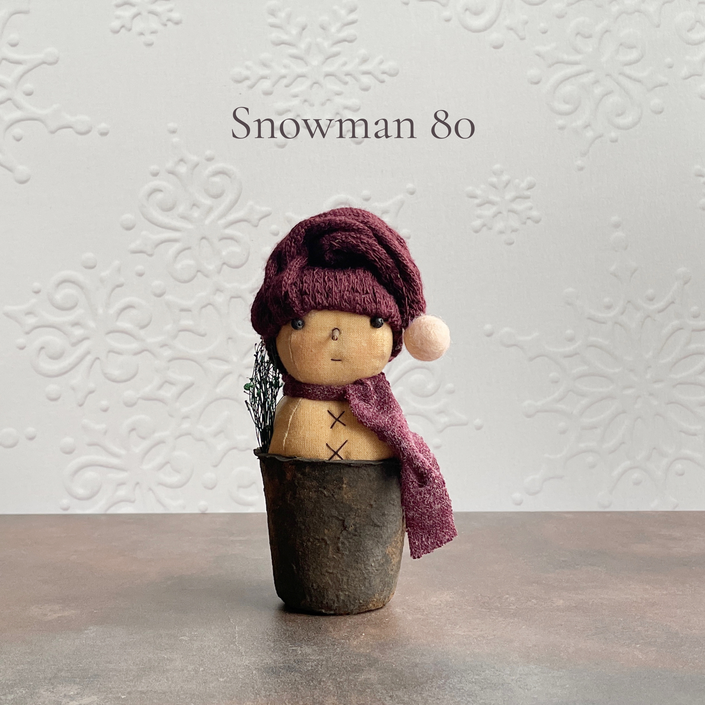Rustic Little Snowman