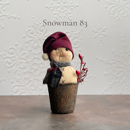 Rustic Little Snowman