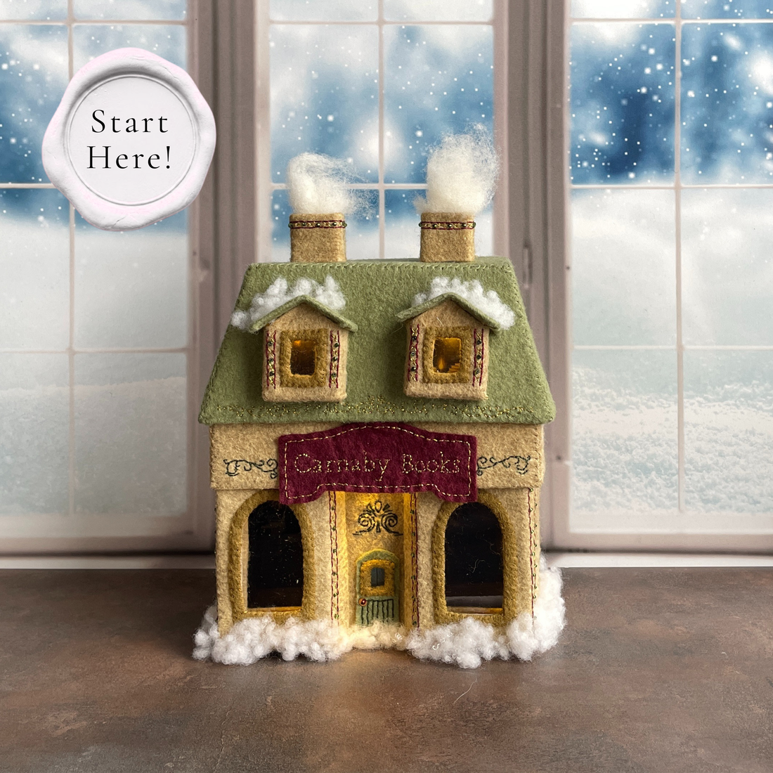 Start Here: The Book Shoppe PDF Pattern