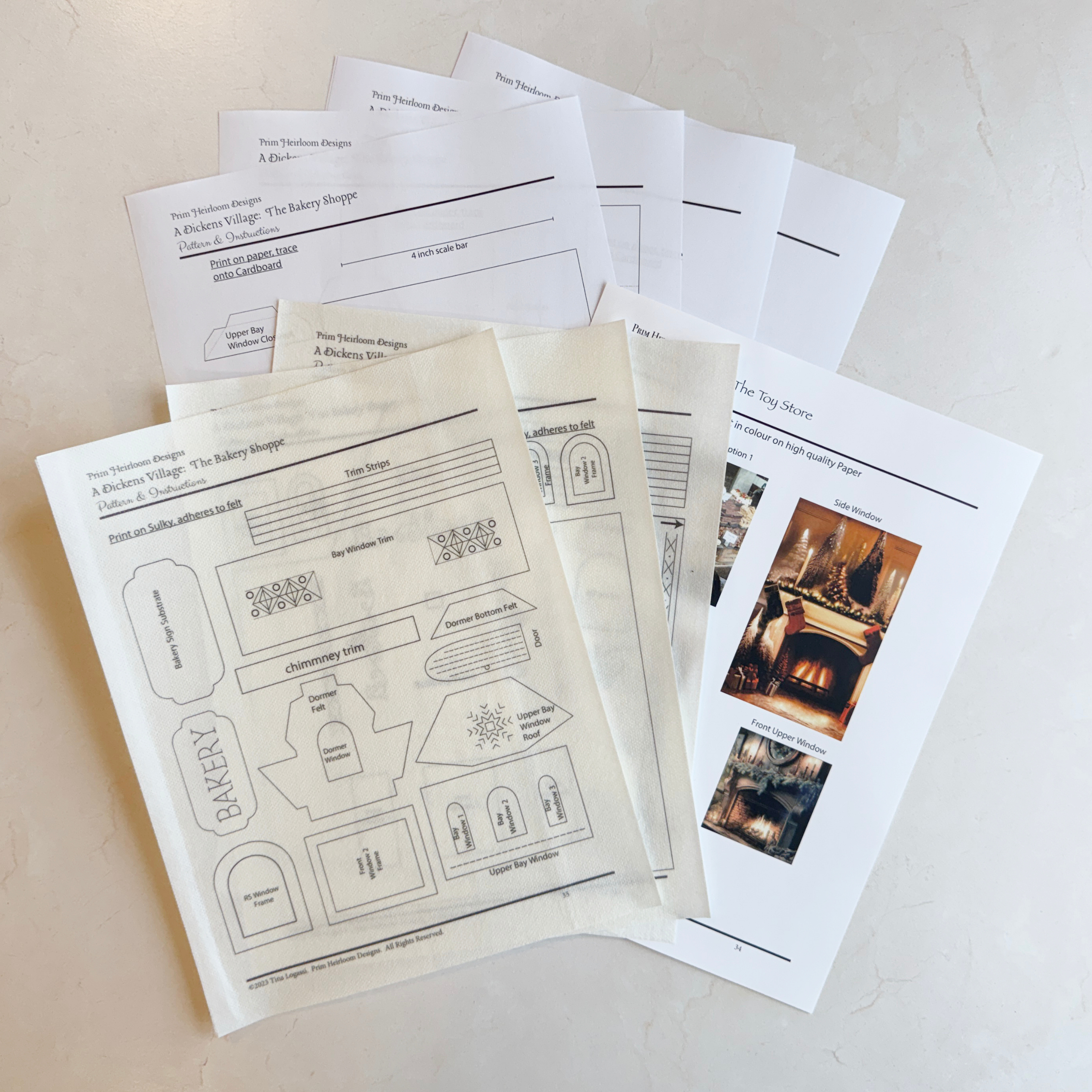 Bakery Shoppe Digital Pattern + Mailed Pre-Printed Pattern Sheets