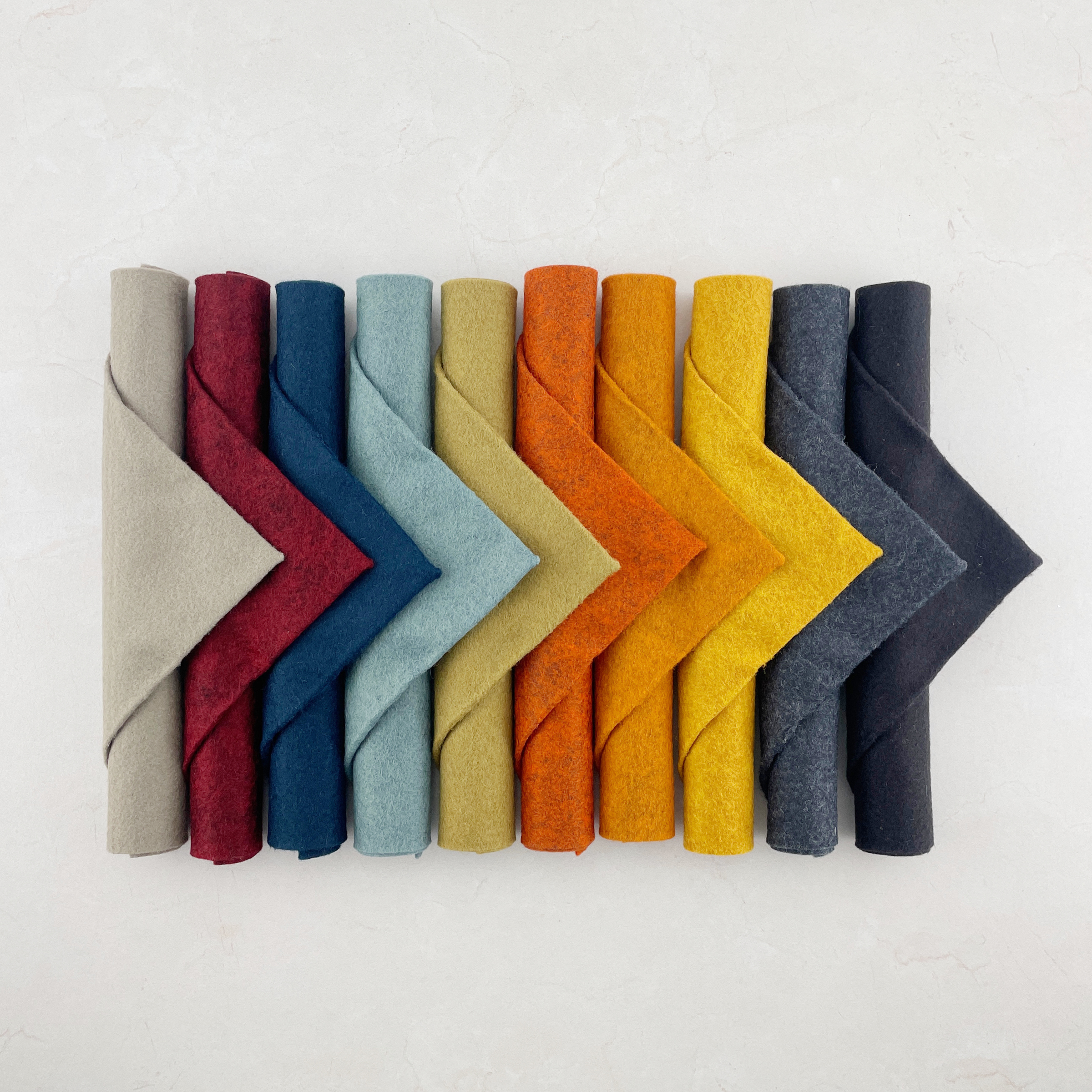 The Golden Hour Palette Curated Wool Blend Felt Bundle