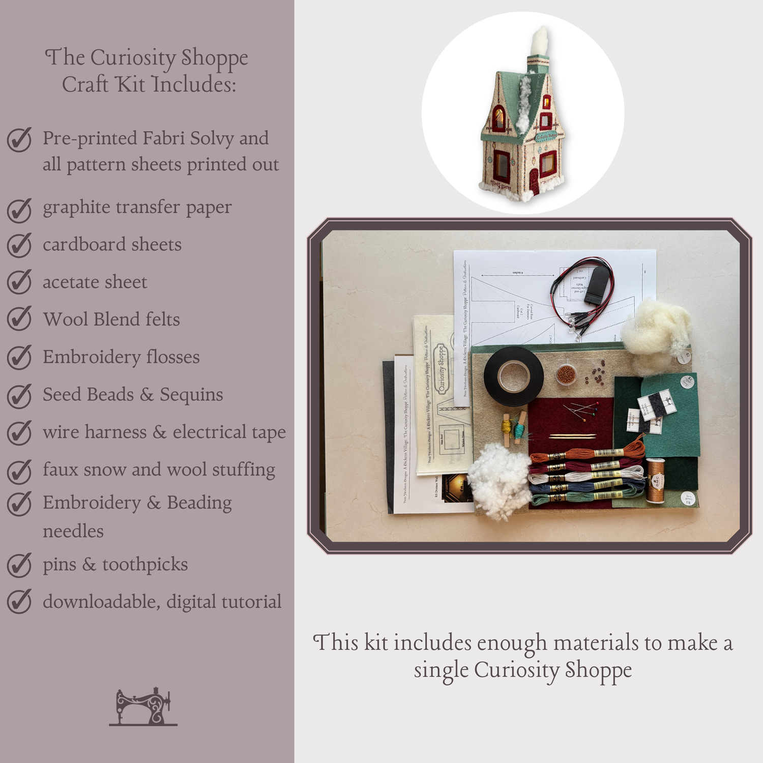 A Dickens Village: The Curiosity Shoppe Craft Kit