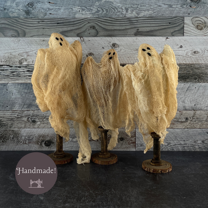 Handmade Halloween Ghost Figures