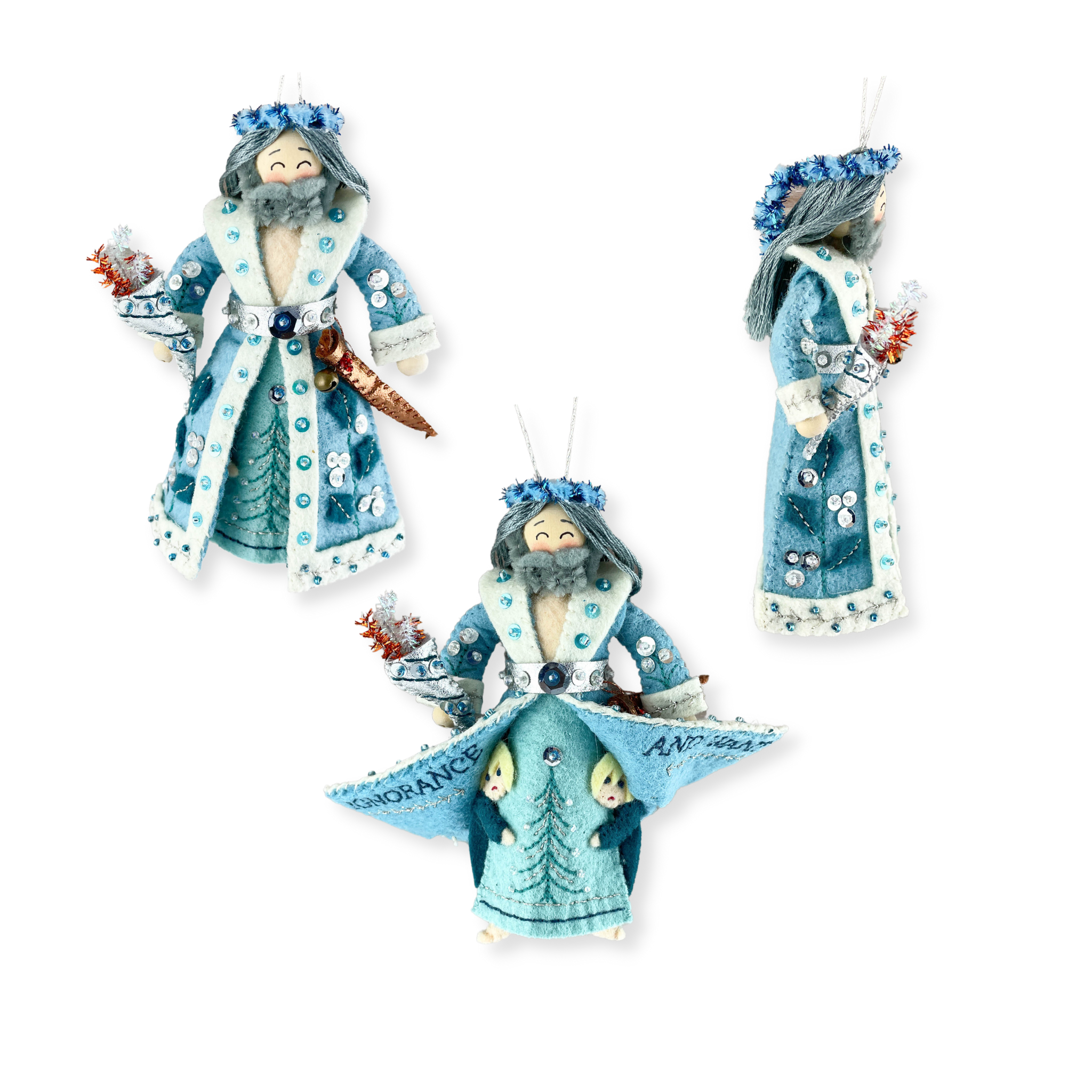 Ghost of Christmas Present Craft Kit Frosty Blues