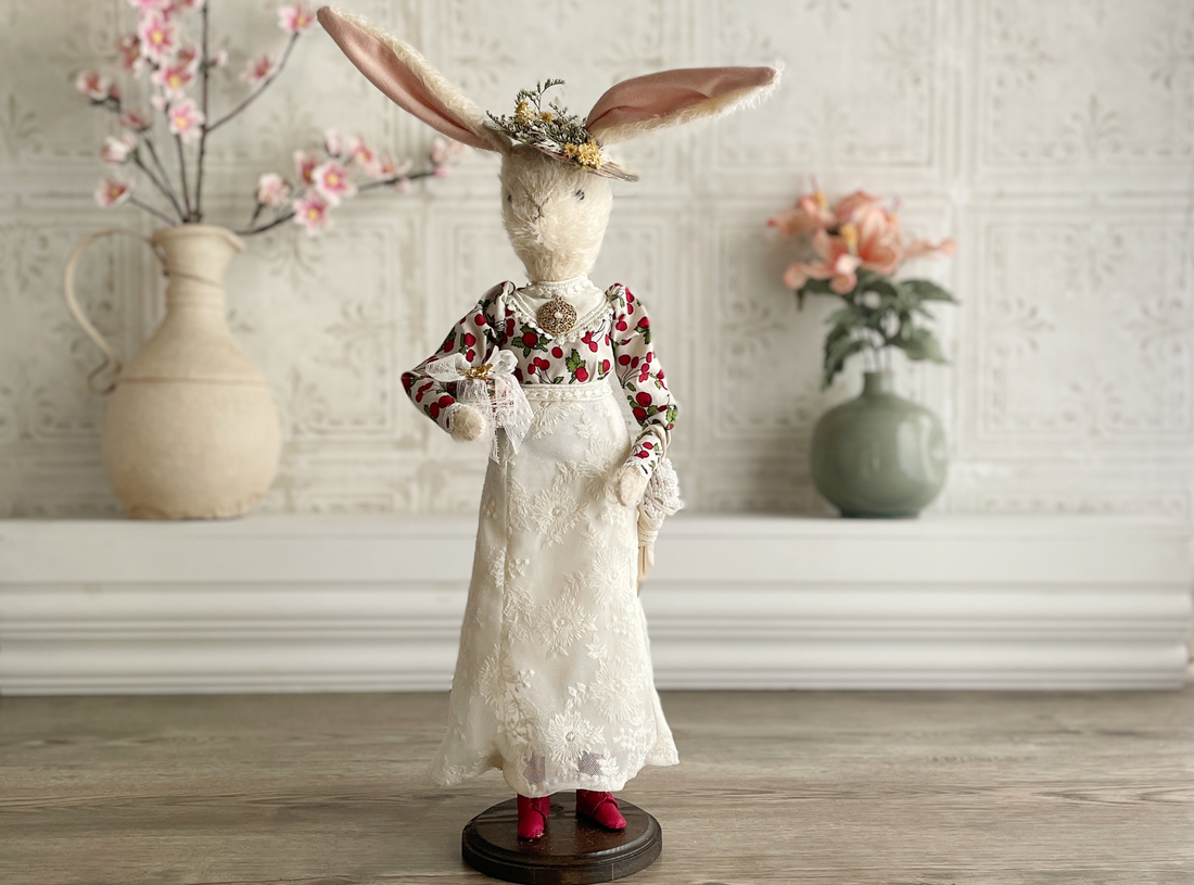 One of a Kind Handmade Bunny Doll Maribelle