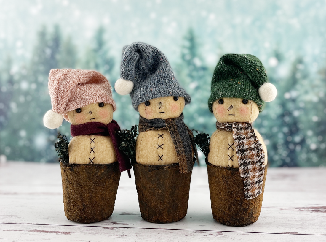 Rustic Little Snowman