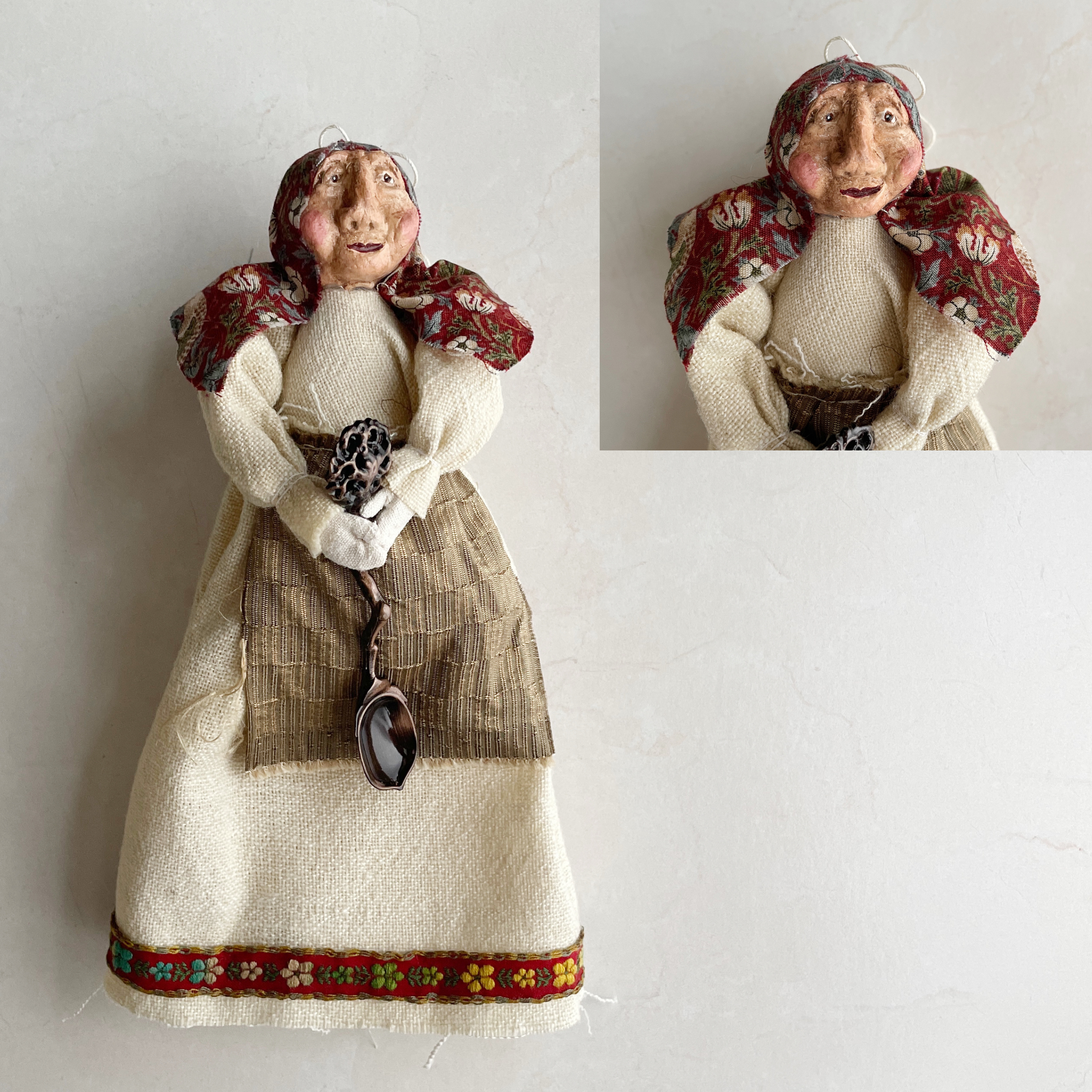 Handmade Kitchen Witch Hanging Figure