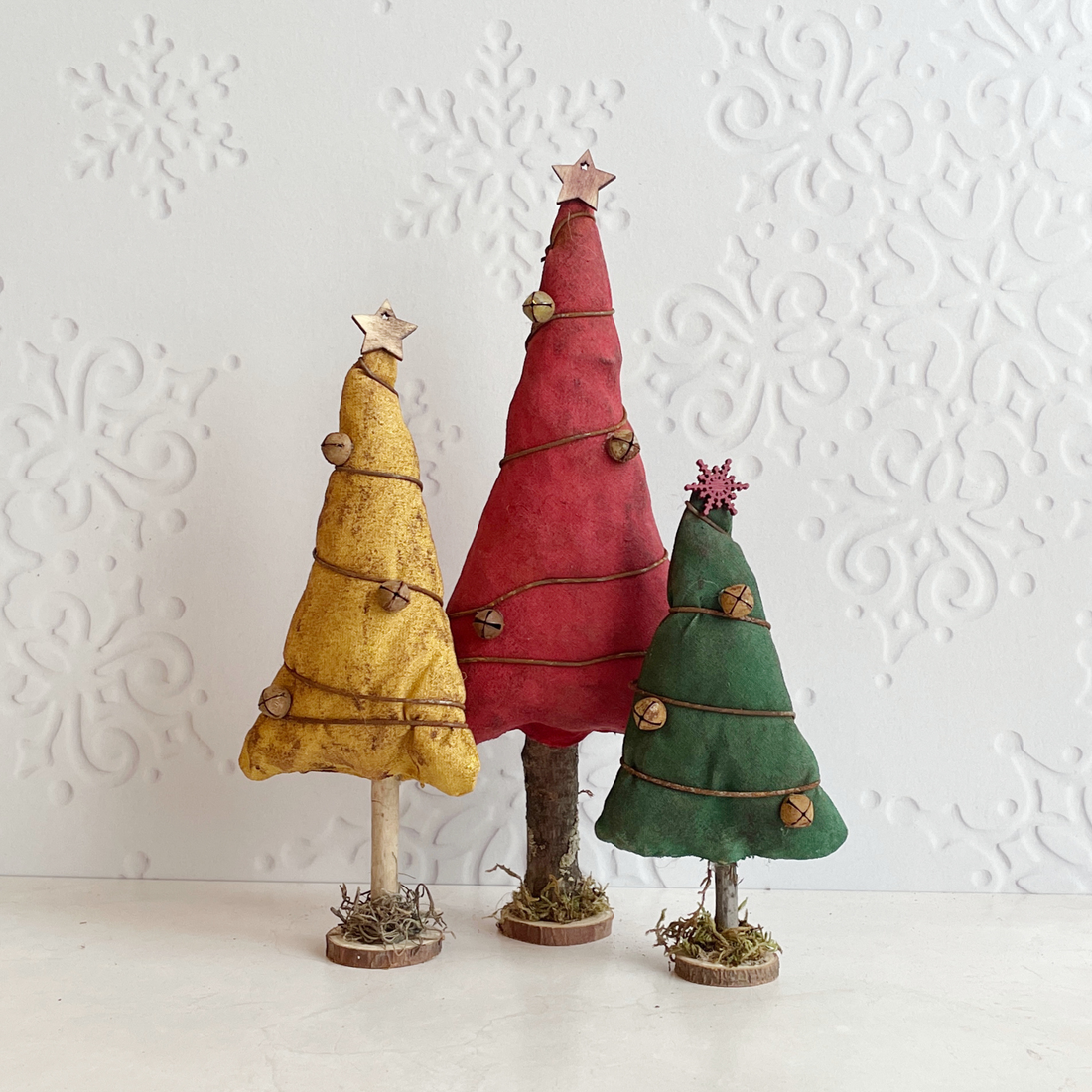 Rustic Handmade and Whimsical Christmas Trees