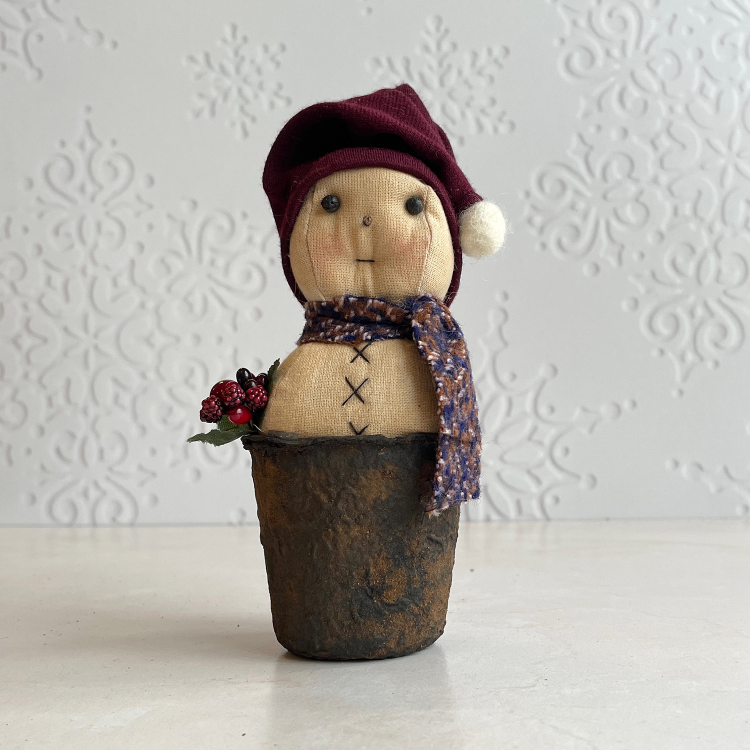 Rustic Little Snowman