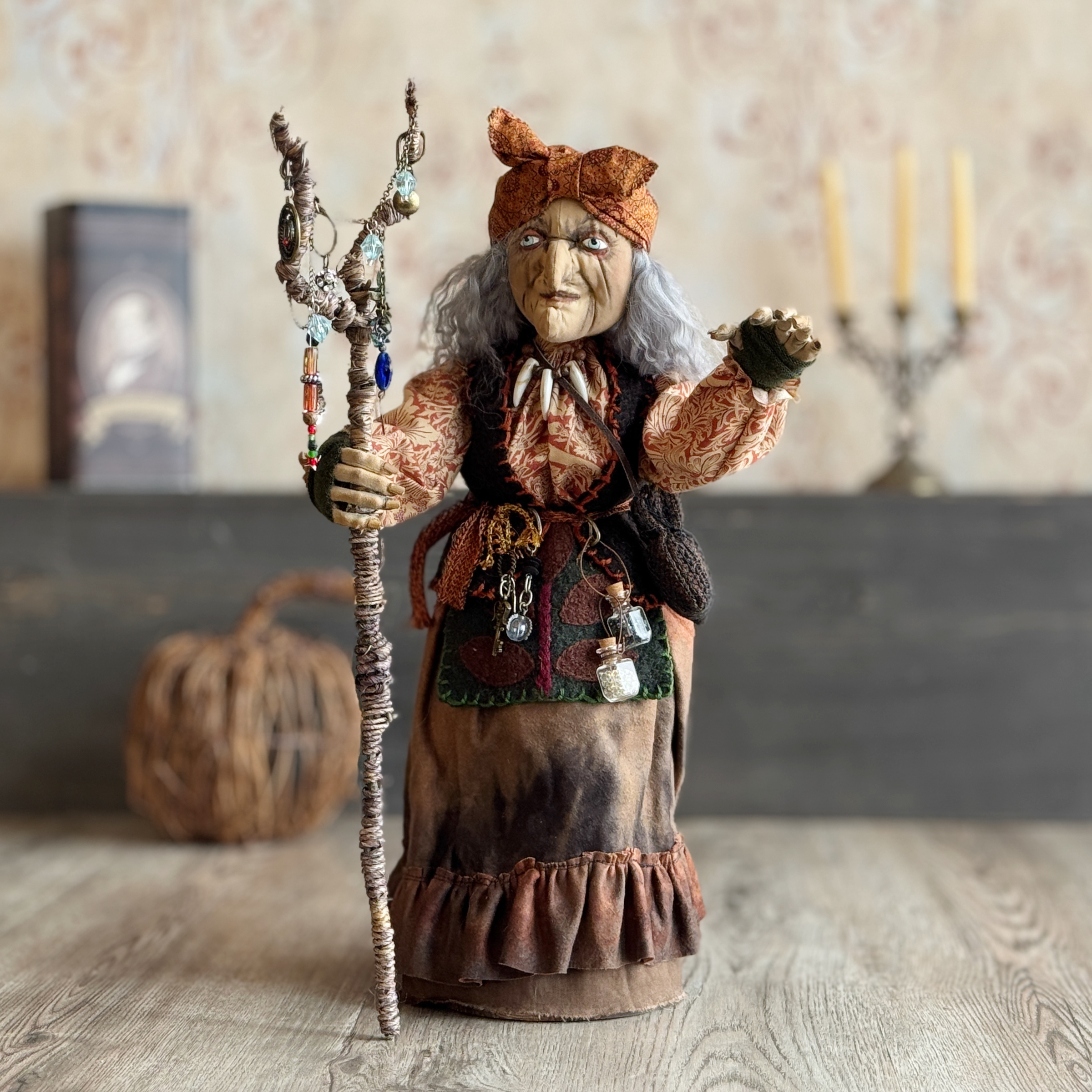 Old Hag of the Woods; a Woodland Witch or Gypsy Figure III