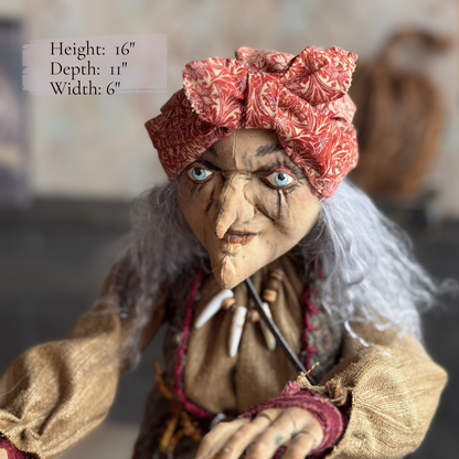 Old Hag of the Woods; a Woodland Witch or Gypsy Figure IV