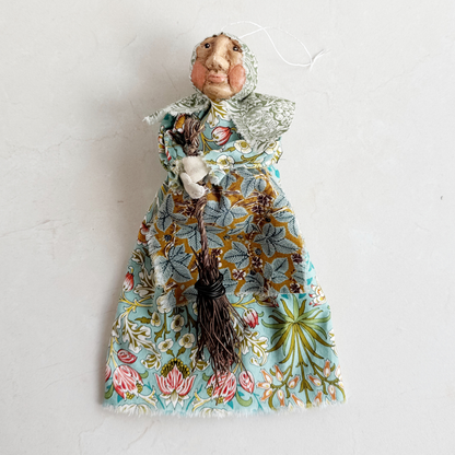 Handmade Kitchen Witch Hanging Figure