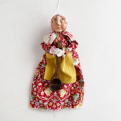 Handmade Kitchen Witch Hanging Figure