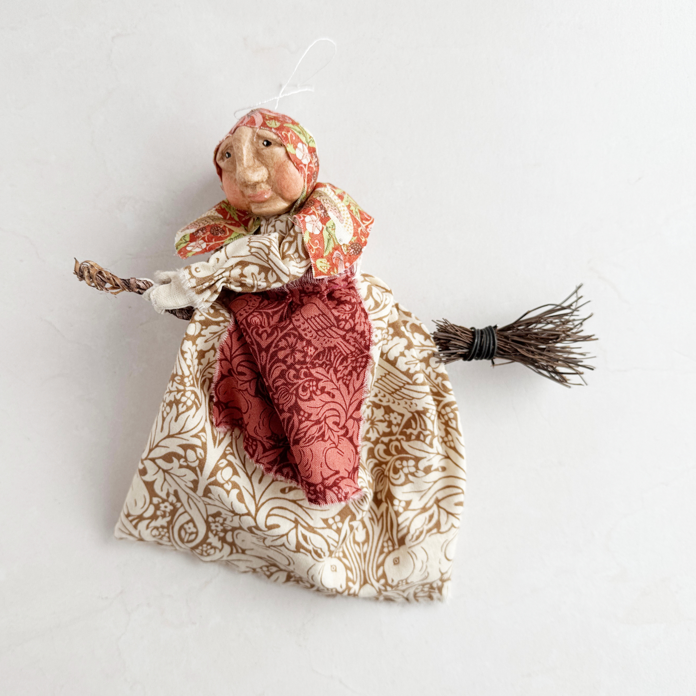 Handmade Kitchen Witch Hanging Figure