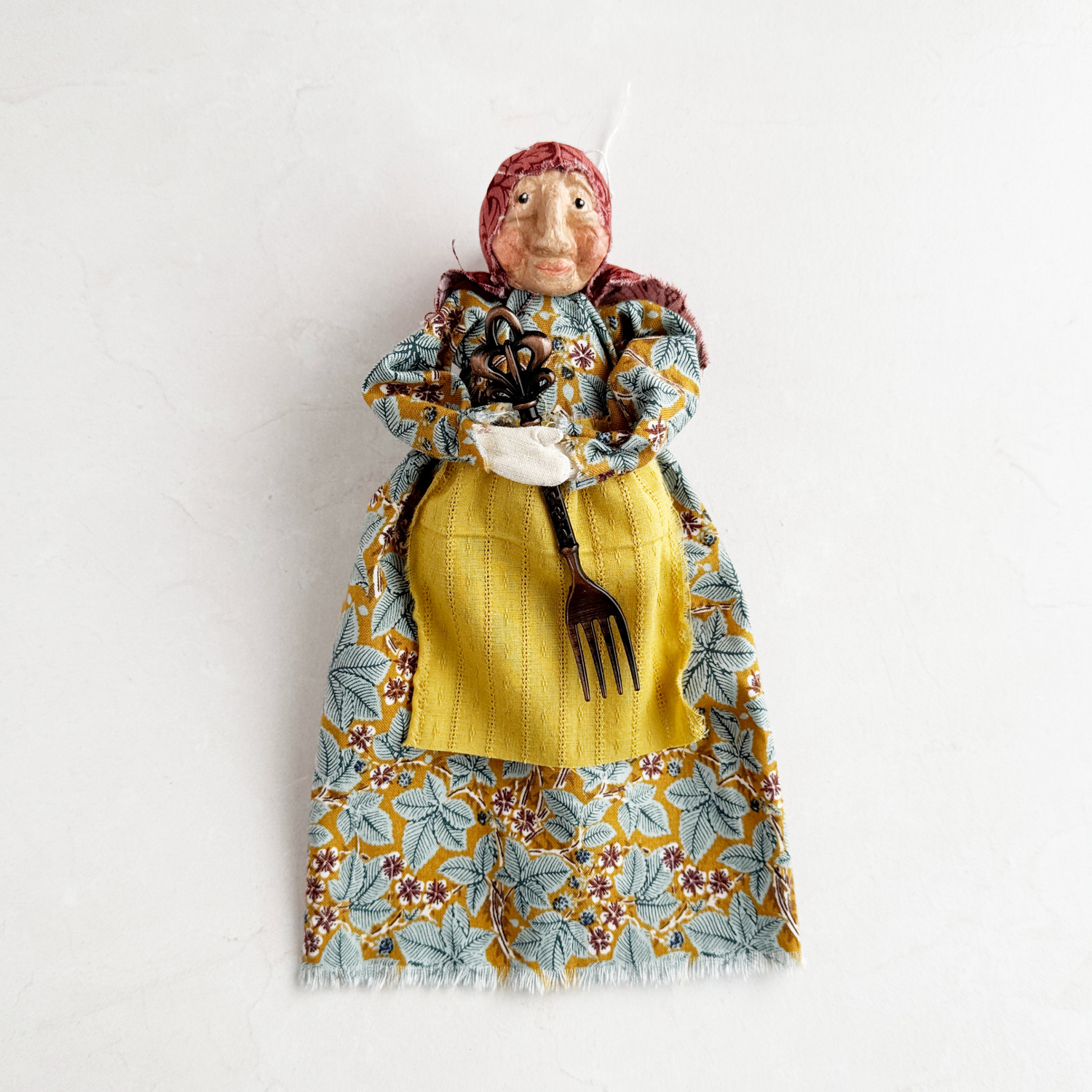 Handmade Kitchen Witch Hanging Figure