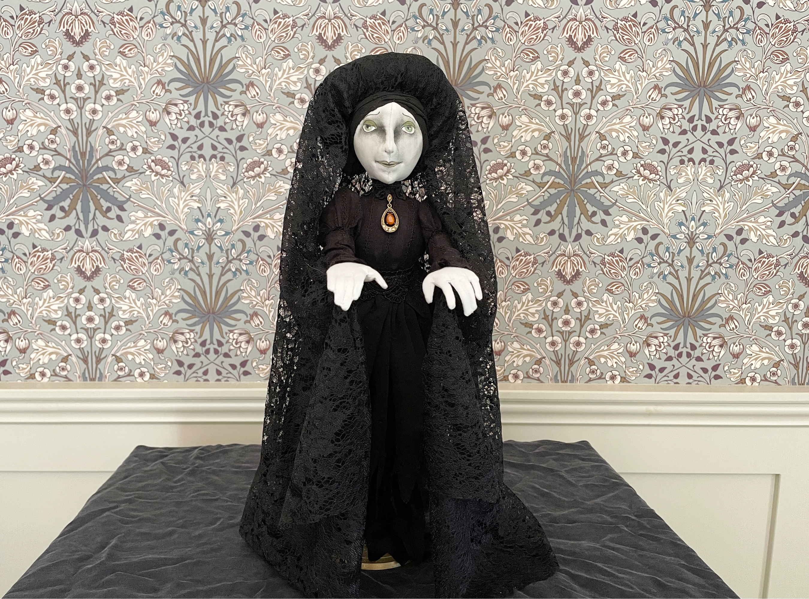 One of a Kind Handmade Halloween Ghost Doll Adelaide