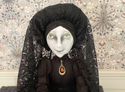 One of a Kind Handmade Halloween Ghost Doll Adelaide