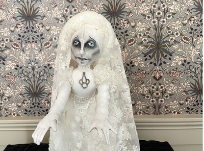 One of a Kind Handmade Halloween Ghost Doll Clara
