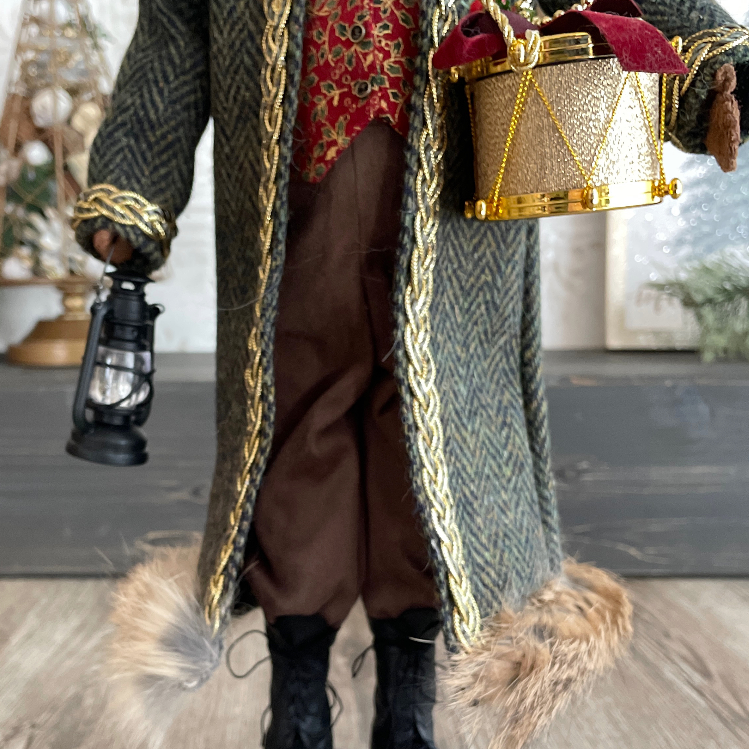 Saint Nicholas of the Highland Path Handmade Santa Claus Figure