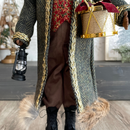 Saint Nicholas of the Highland Path Handmade Santa Claus Figure
