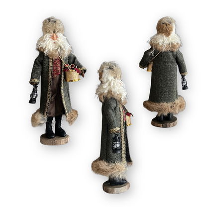 Saint Nicholas of the Highland Path Handmade Santa Claus Figure