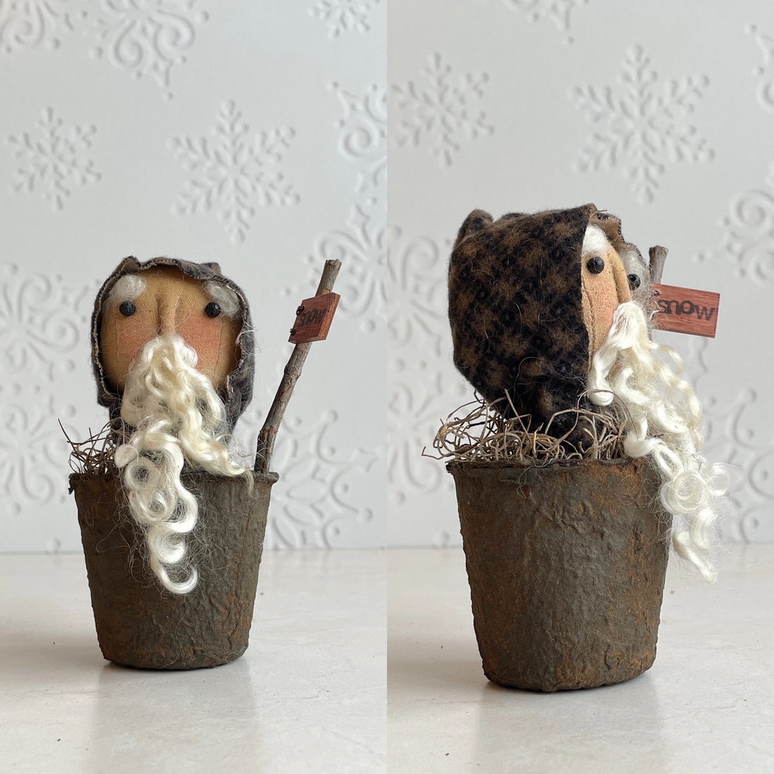 Rustic Little Santa Claus
