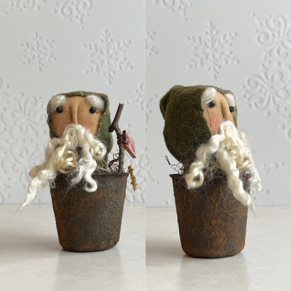 Rustic Little Santa Claus