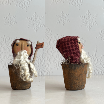 Rustic Little Santa Claus