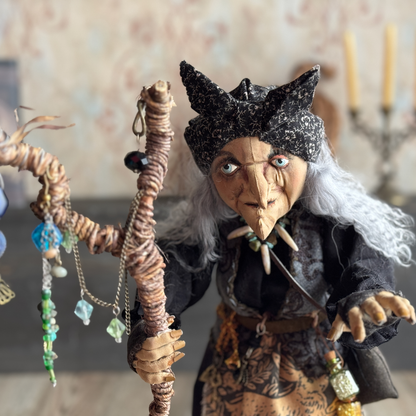 Old Hag of the Woods; a Woodland Witch or Gypsy Figure