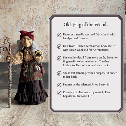 Old Hag of the Woods; a Woodland Witch or Gypsy Figure II