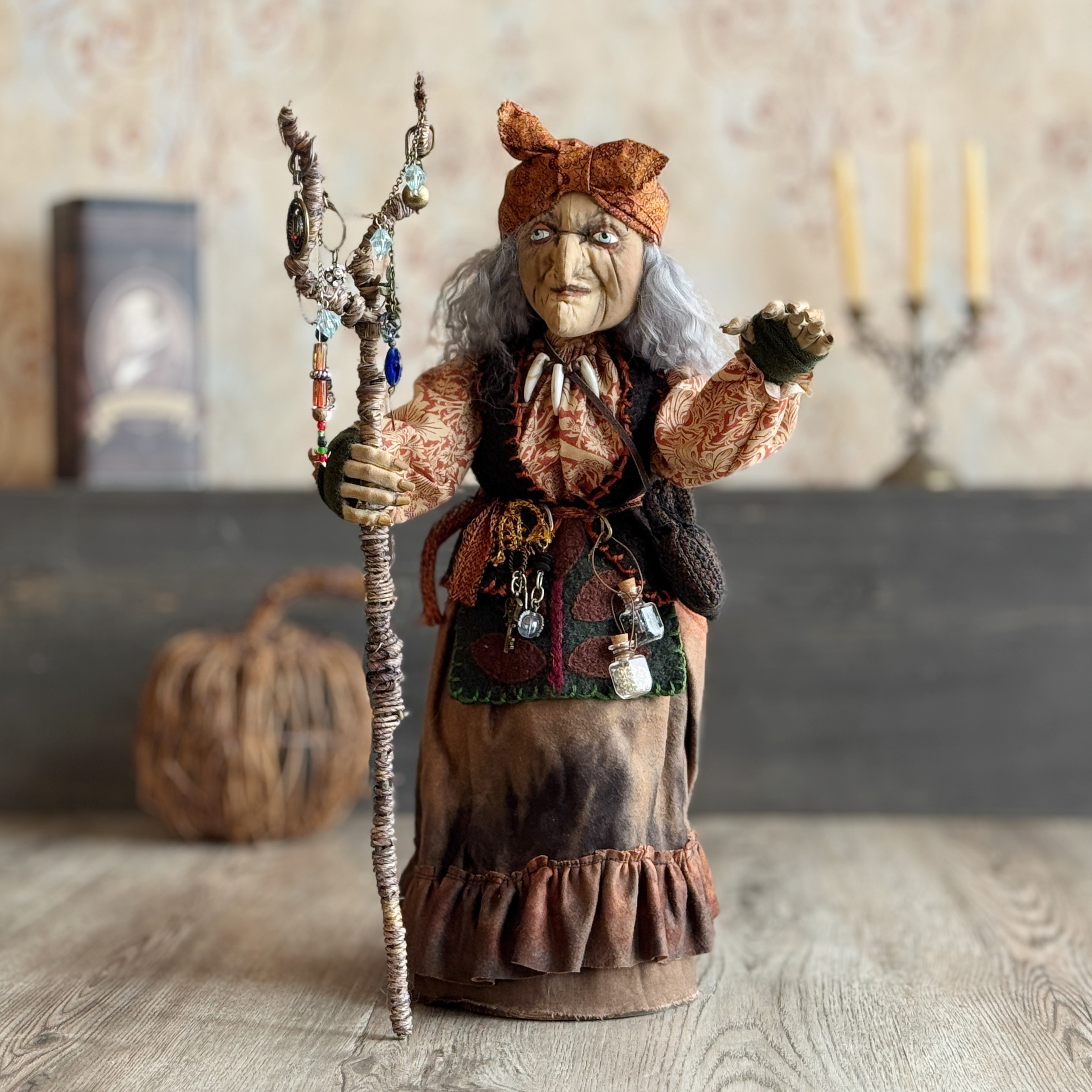 Old Hag of the Woods; a Woodland Witch or Gypsy Figure III