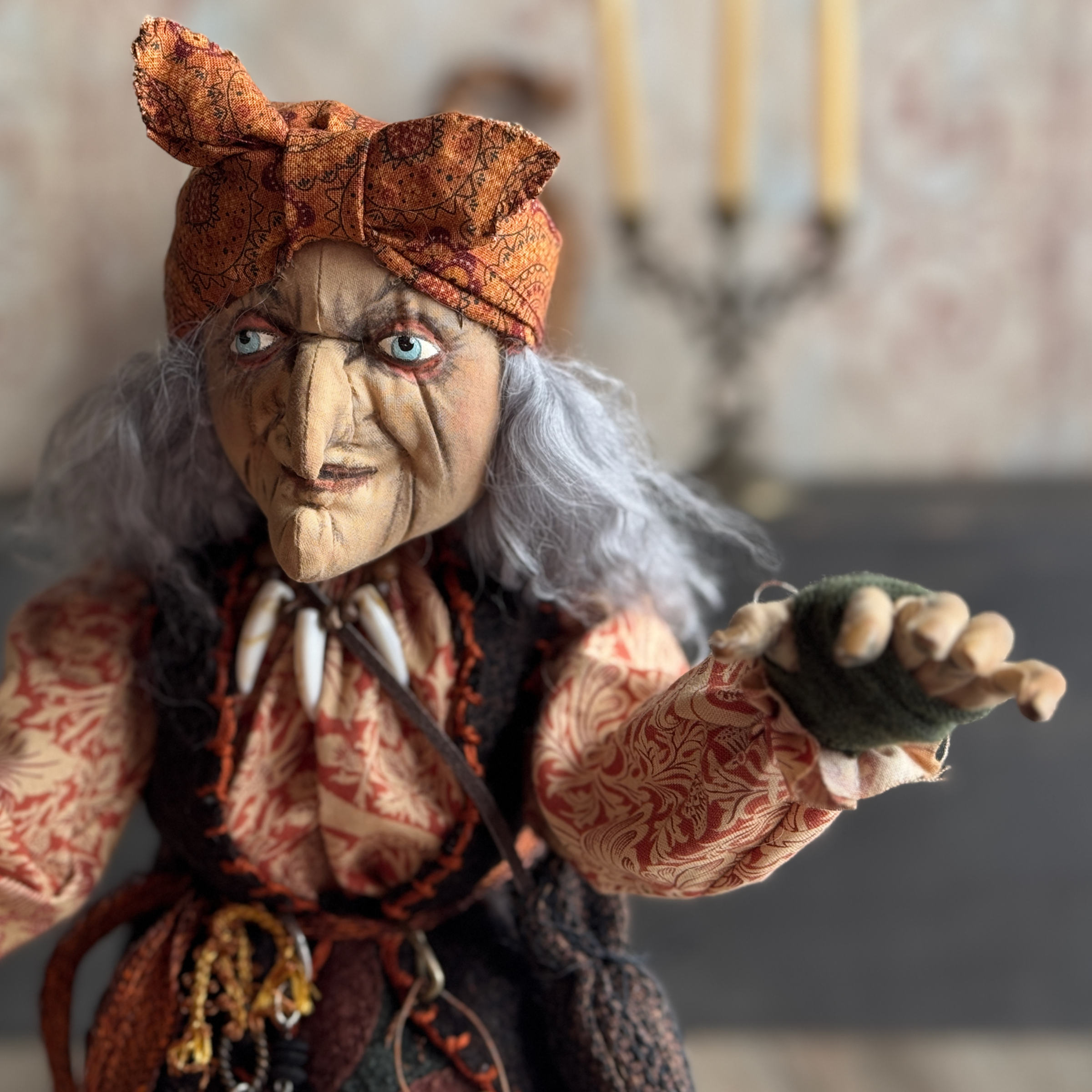 Old Hag of the Woods; a Woodland Witch or Gypsy Figure III
