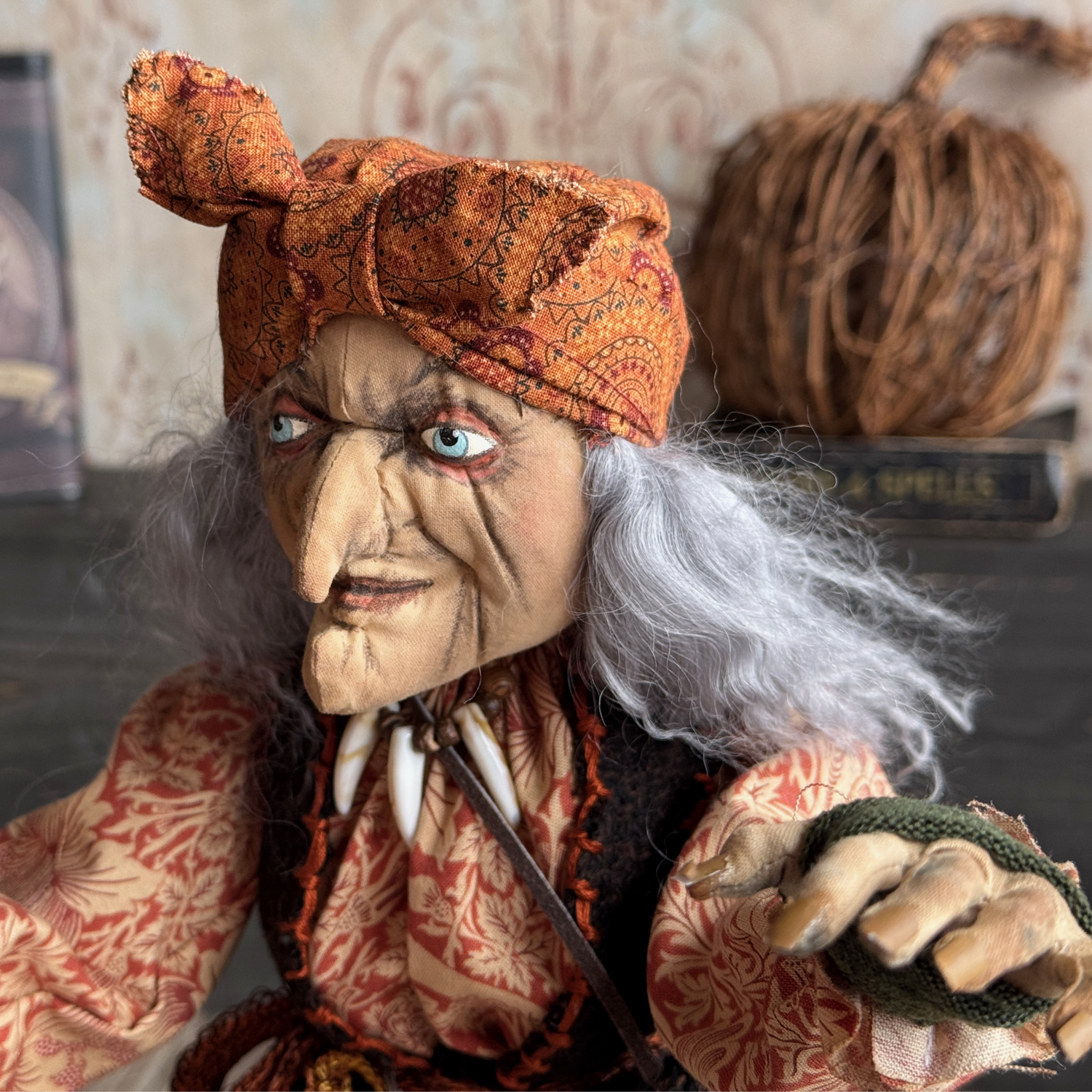 Old Hag of the Woods; a Woodland Witch or Gypsy Figure III