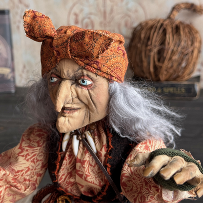 Old Hag of the Woods; a Woodland Witch or Gypsy Figure III