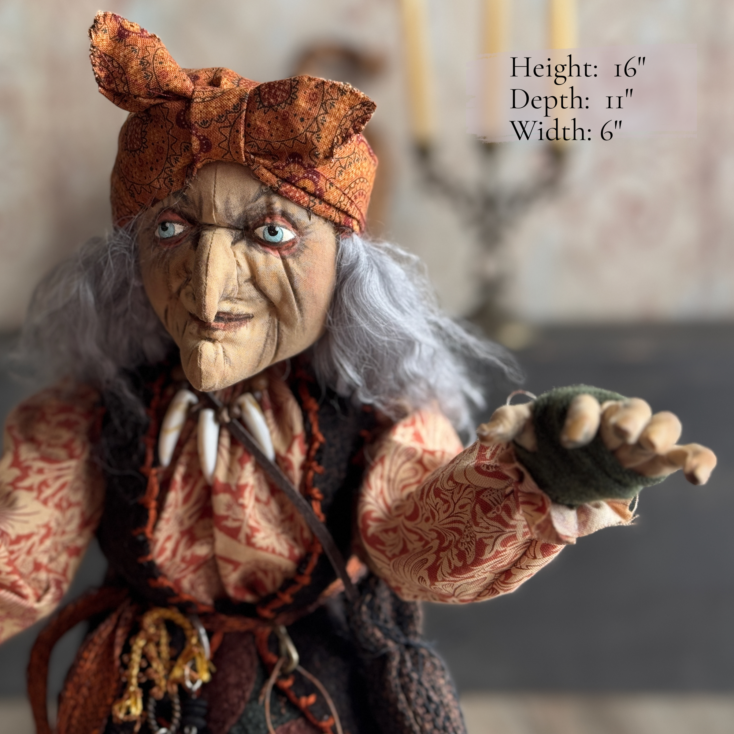 Old Hag of the Woods; a Woodland Witch or Gypsy Figure III