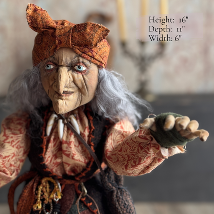 Old Hag of the Woods; a Woodland Witch or Gypsy Figure III