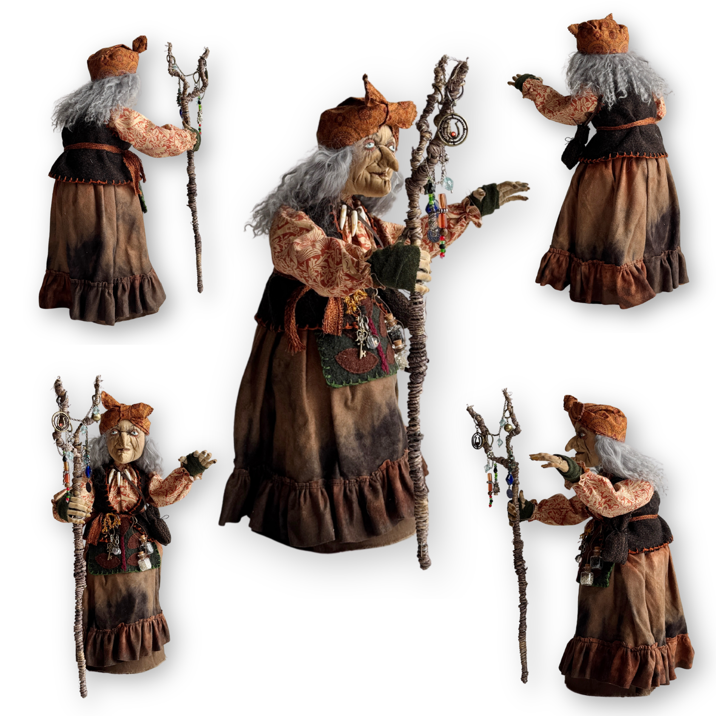 Old Hag of the Woods; a Woodland Witch or Gypsy Figure III