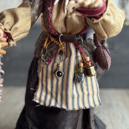Old Hag of the Woods; a Woodland Witch or Gypsy Figure IV